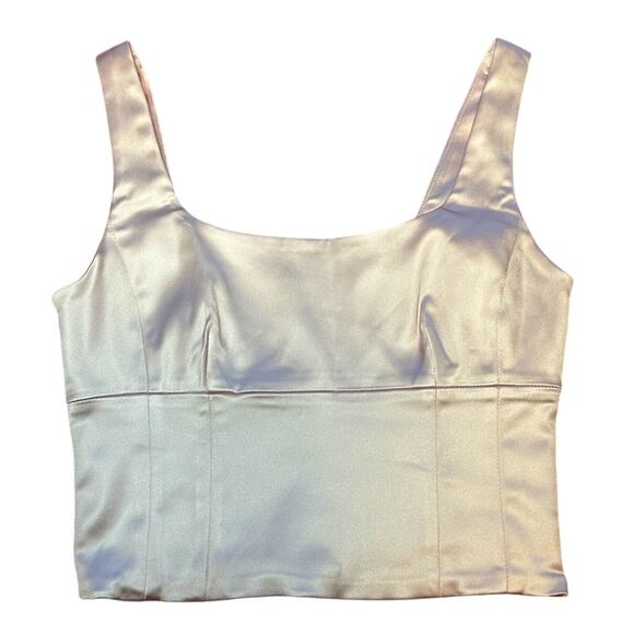 Aritzia Wilfred Brand- Shine Bustier in Talc Pink - Size XS - Picture 2 of 4